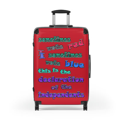 declaration of the independents - Suitcase (dark red)