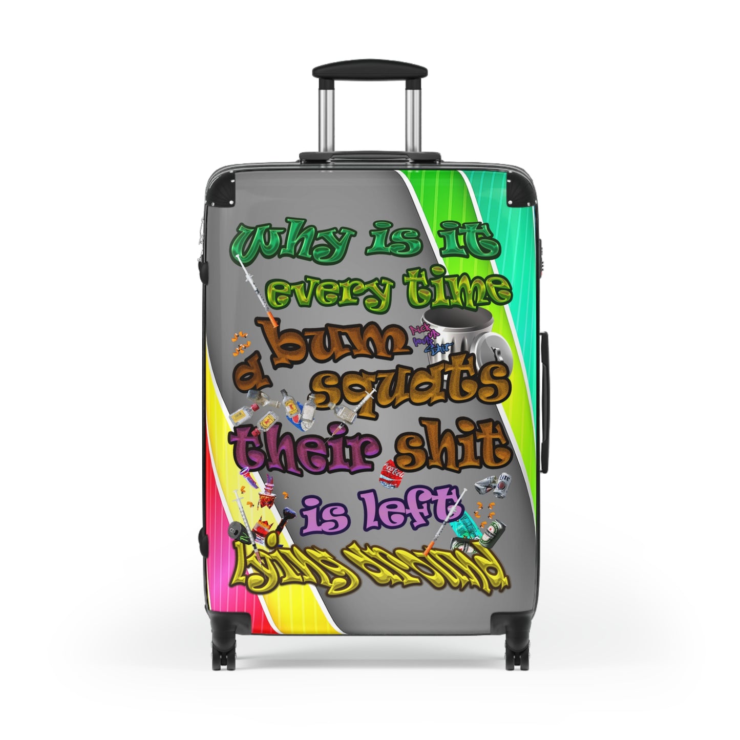 the bum's shit - Suitcase (rainbow split)