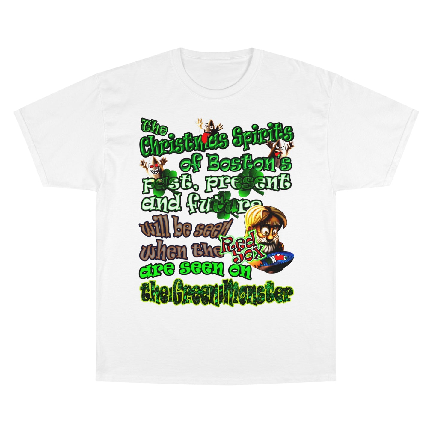 christmas spirits of boston - Champion T-Shirt