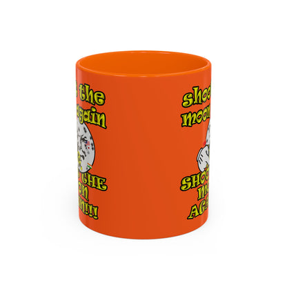 shoot the moon again - Accent Mug (orange)