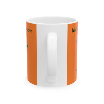 I don't care that your grey - White Mug (crusta)