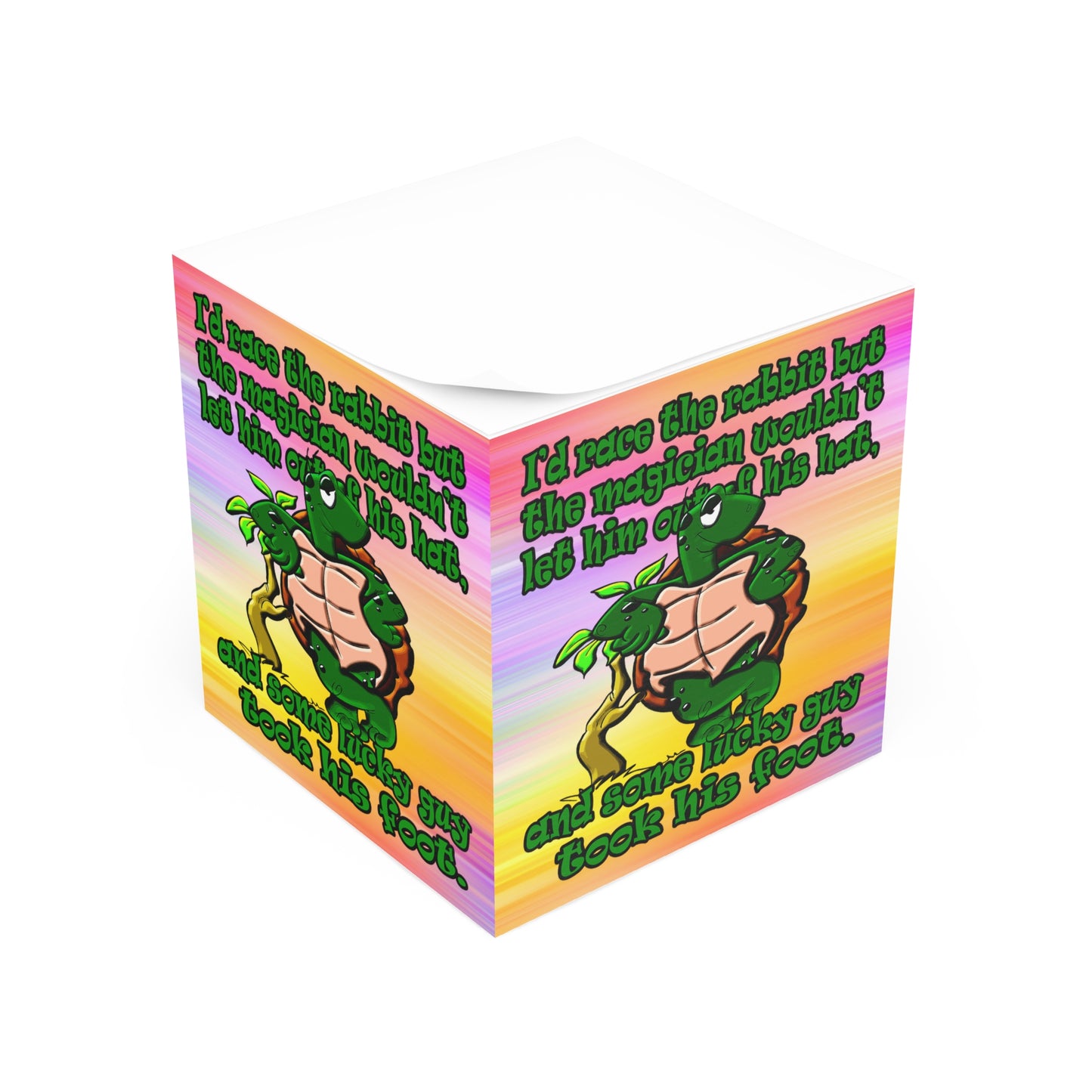 turtle race - note cube (color blur)