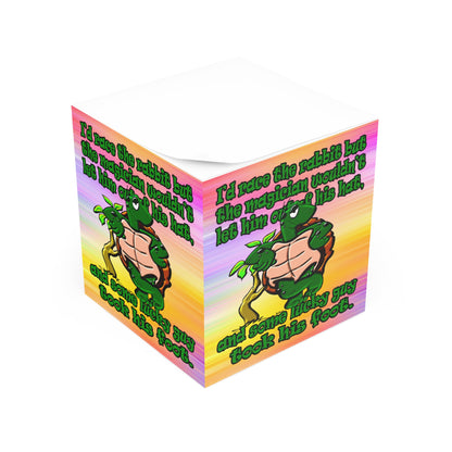 turtle race - note cube (color blur)