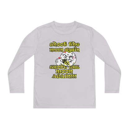 shoot the moon again - Youth Long Sleeve Competitor Tee