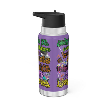 the bum's shit - Gator Tumbler, 32oz (light purple)