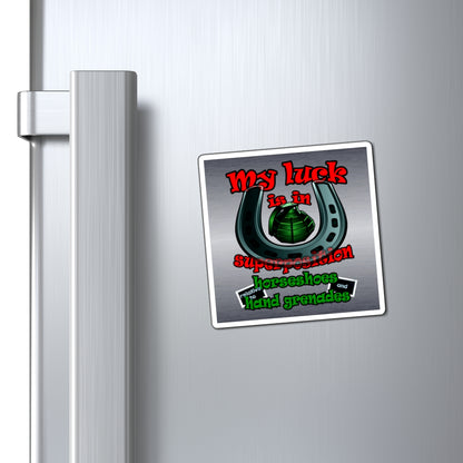 my luck - Magnets - (brushed nickel)