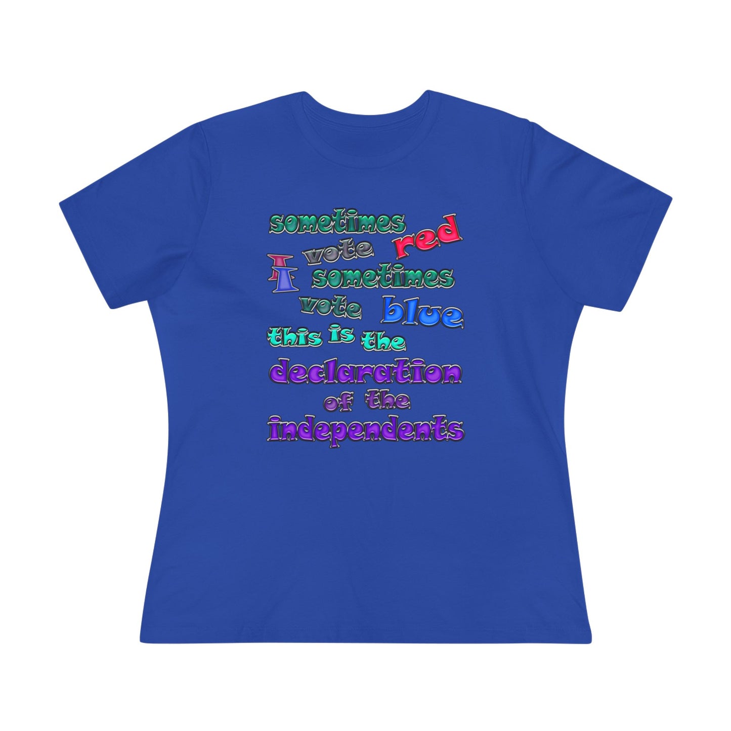 declaration of the independents - Women's Premium Tee