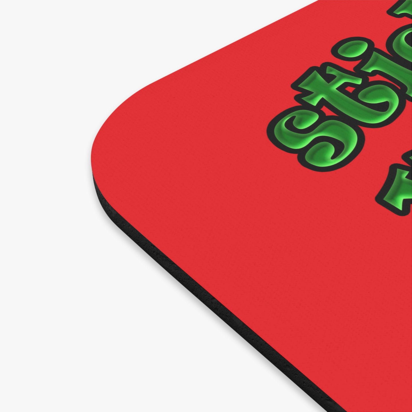 stick that in your pipe and smoke it - Mouse Pad (Rectangle) (red)