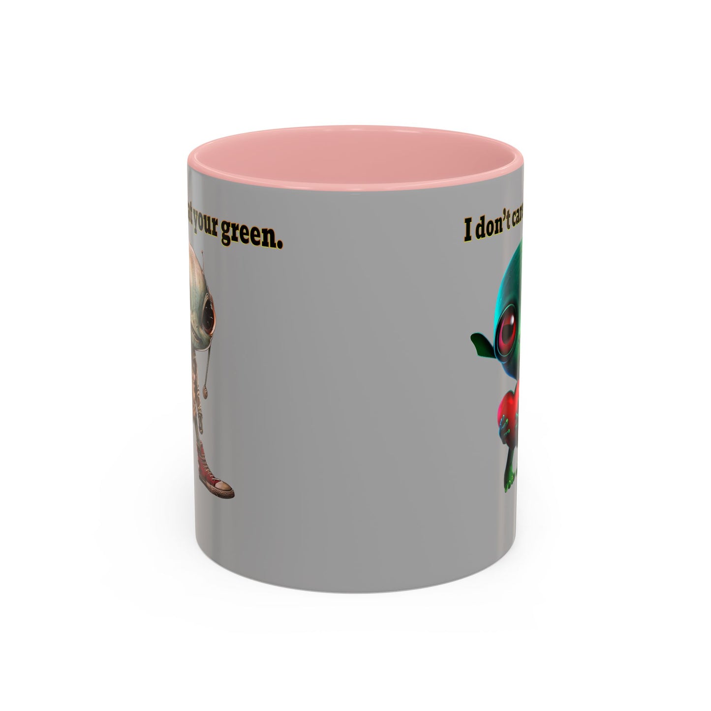 I don't care that your grey - Accent Mug (light grey)