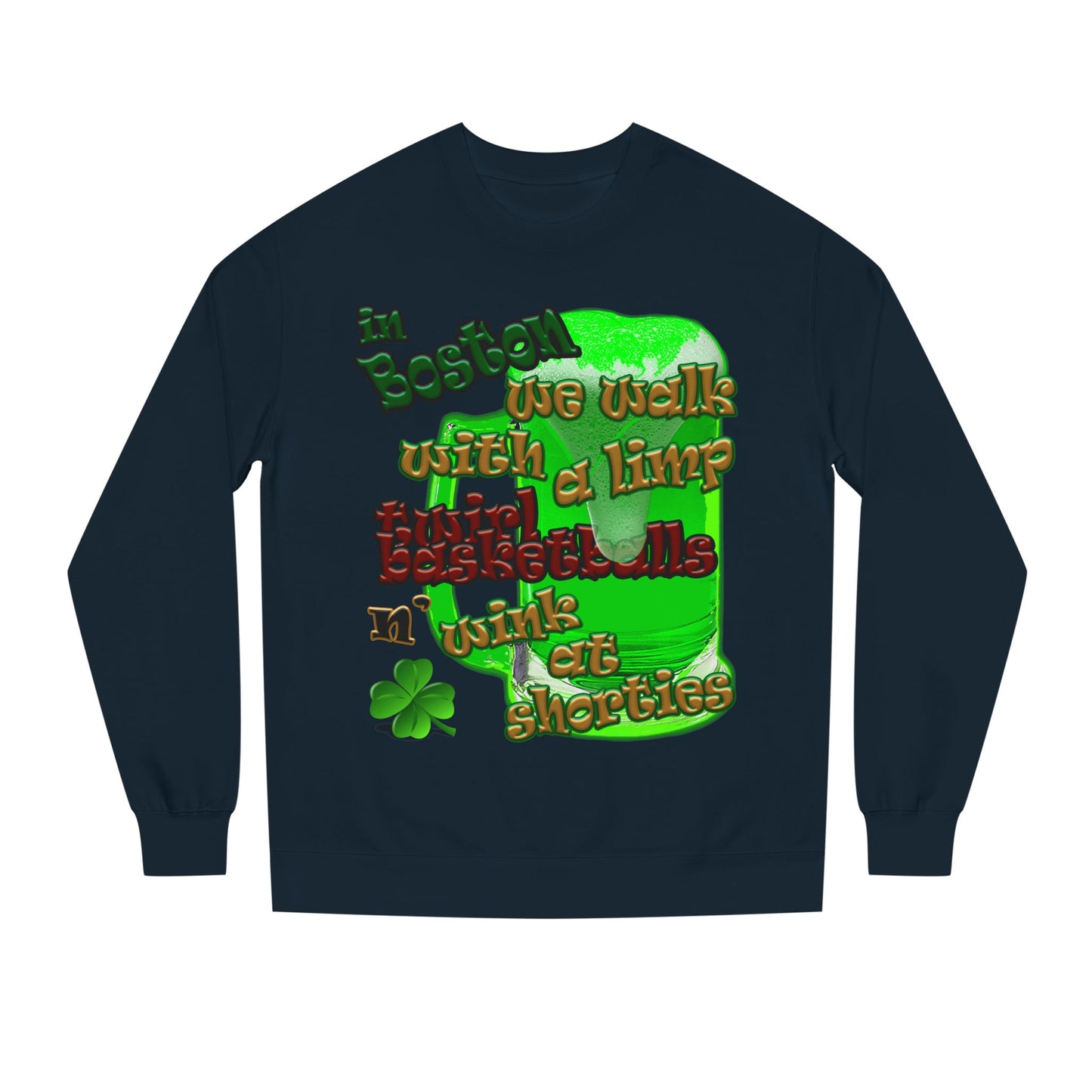 celtics logo - Unisex Crew Neck Sweatshirt