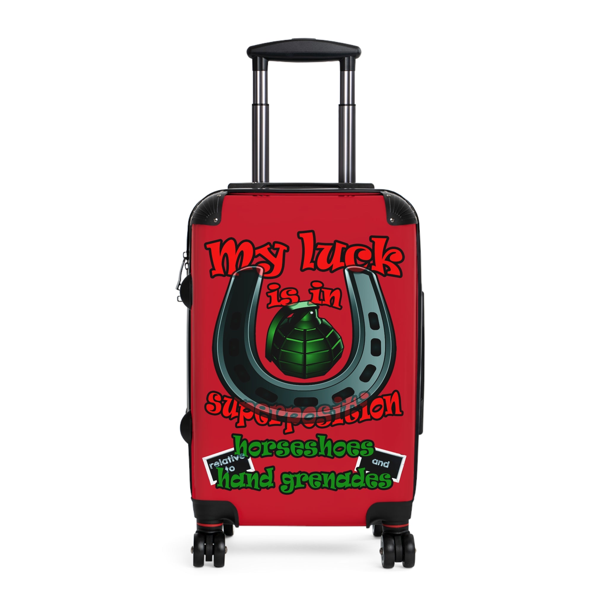 my luck - Suitcase (dark red)