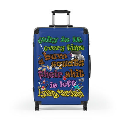 the bum's shit - Suitcase (dark blue)