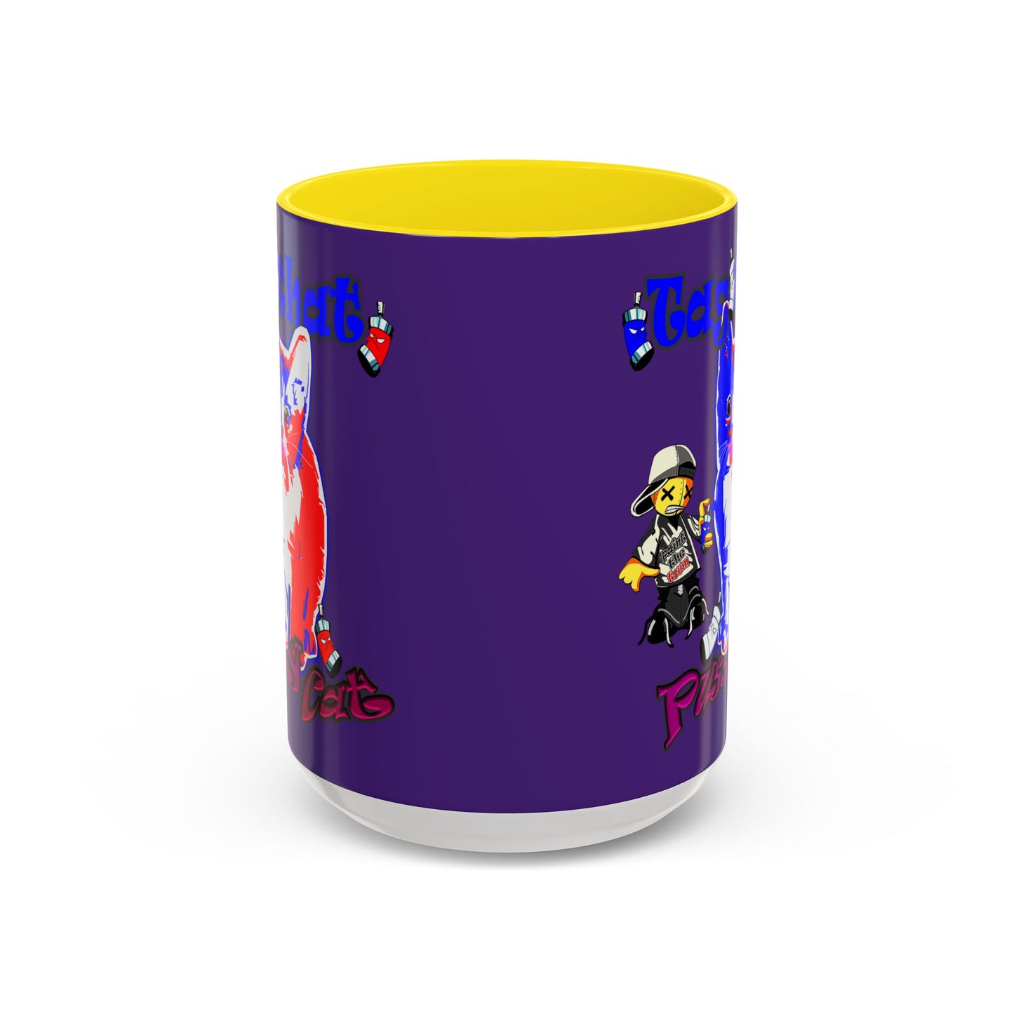 tag that - Accent Mug (purple)