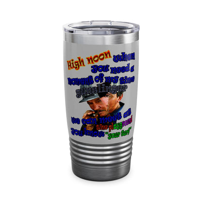 high noon - Ringneck Tumbler, 20oz (light grey)
