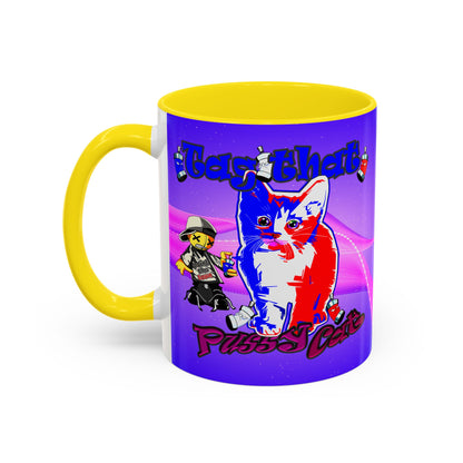 tag that - Accent Mug (purple-pink wave)