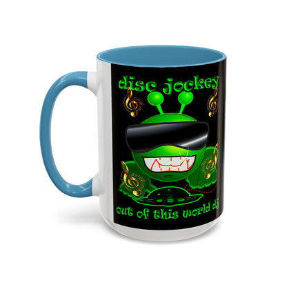 disc jockey - Accent Mug (black)