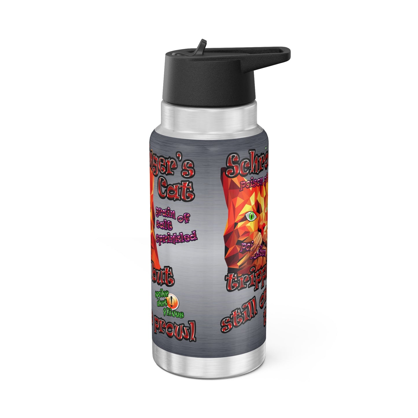 schrodinger's cat - Gator Tumbler, 32oz  (brushed nickel)
