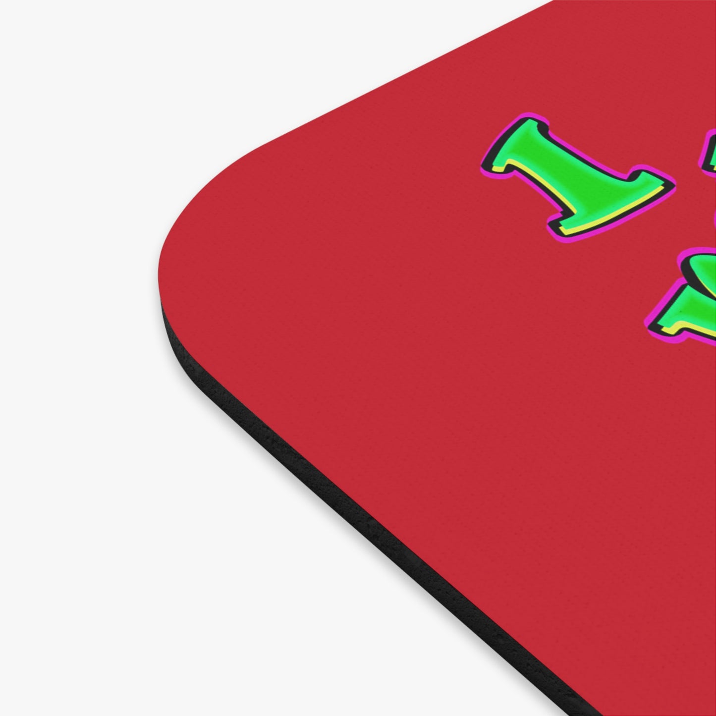 noticed you noticing - Mouse Pad (Rectangle) (dark red)