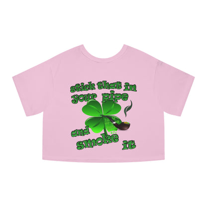 celtics logo - Champion Women's Heritage Cropped T-Shirt