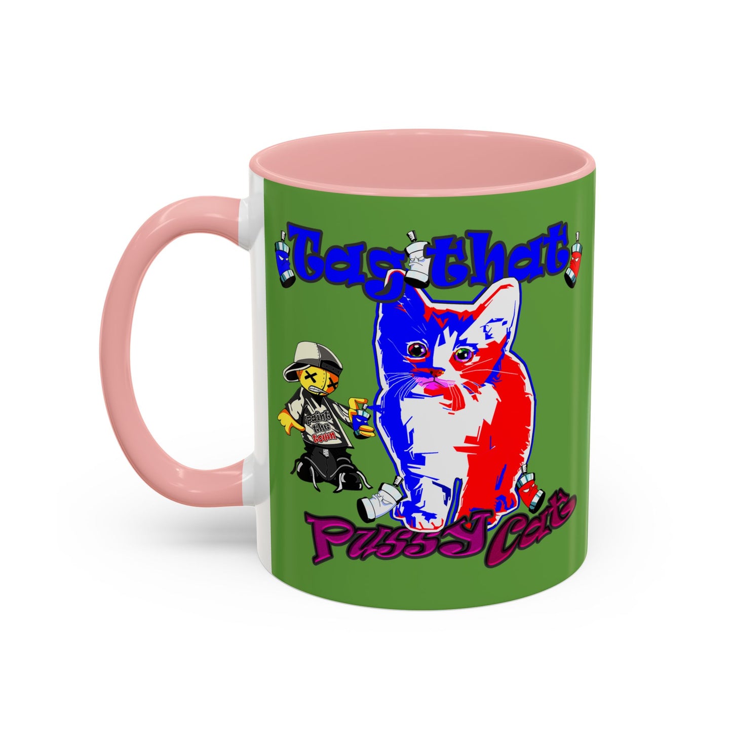 tag that - Accent Mug (green)
