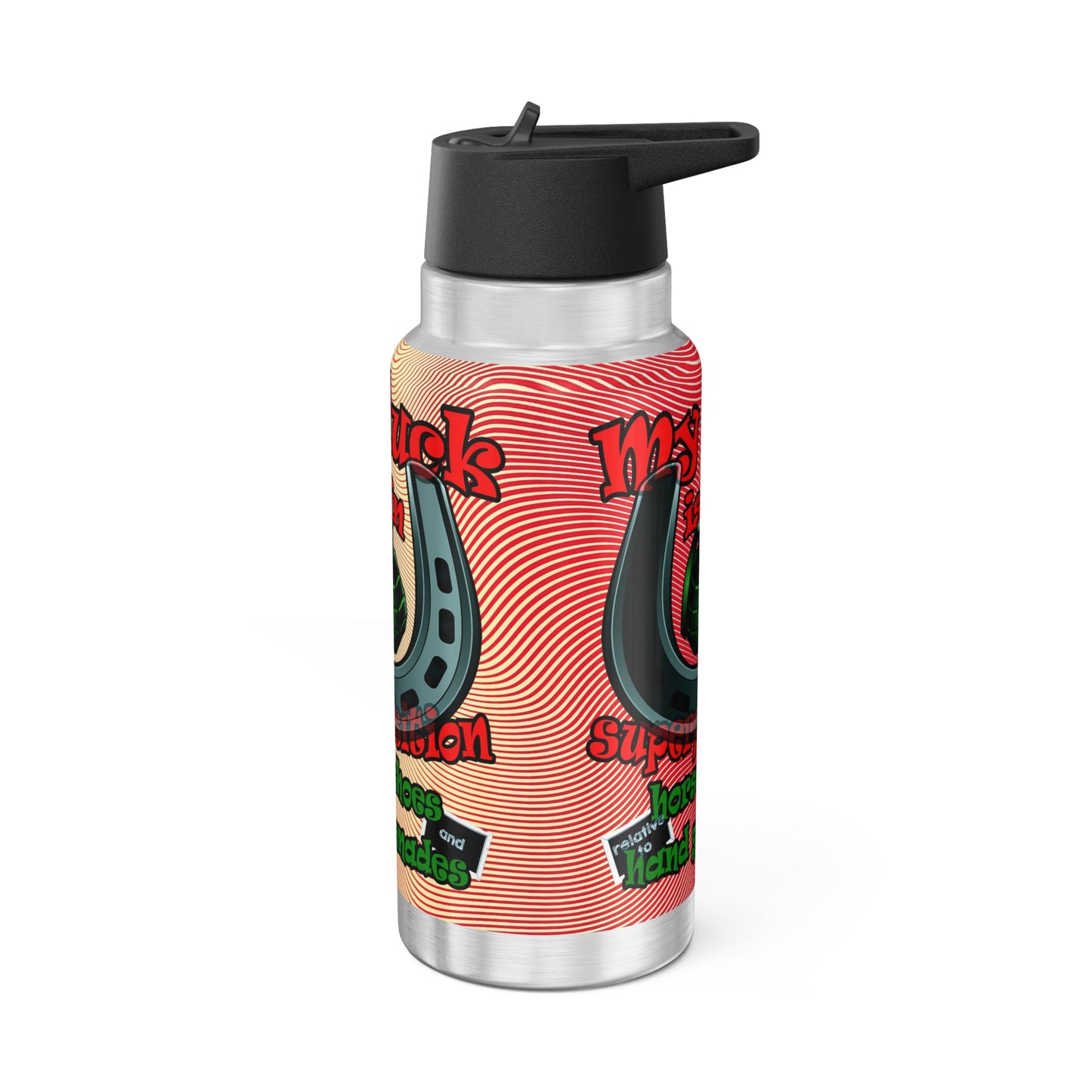 my luck - Gator Tumbler, 32oz  (yellow-orange wave)
