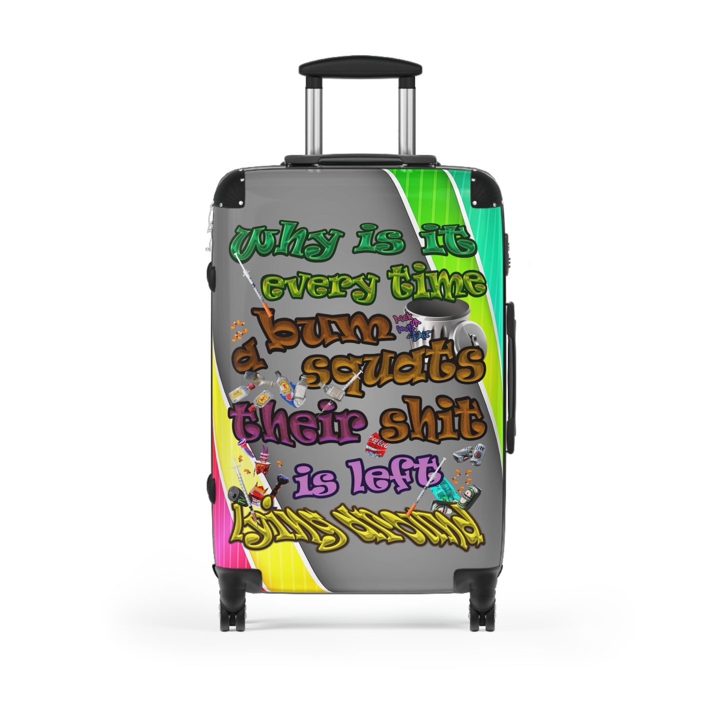 the bum's shit - Suitcase (rainbow split)