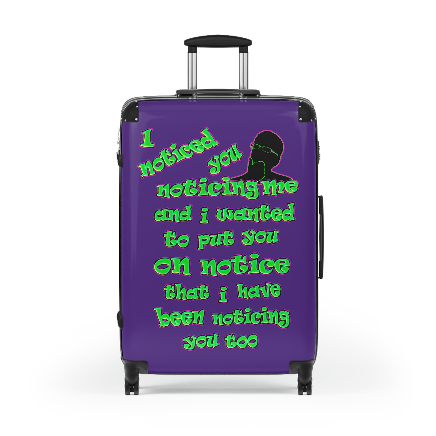 noticed you noticing - Suitcase (purple)