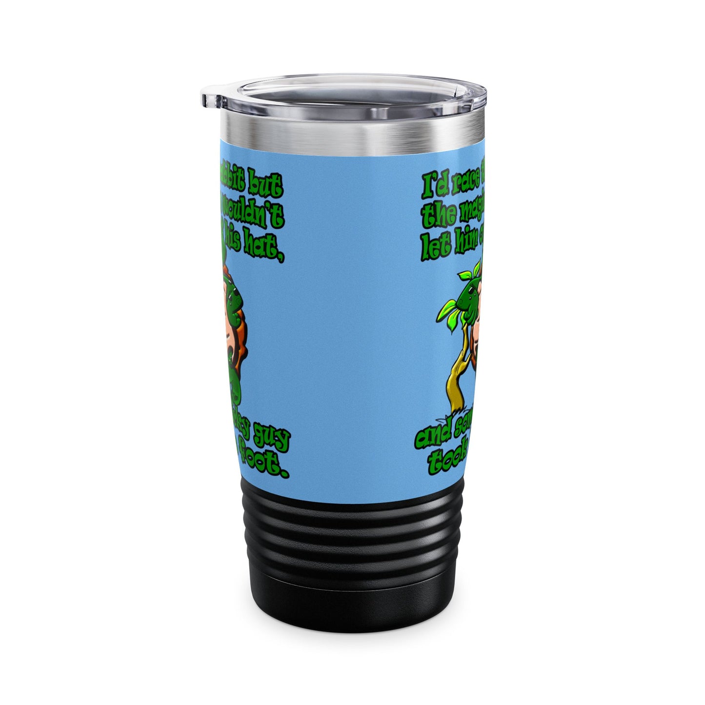 turtle race - Ringneck Tumbler, 20oz (light blue)