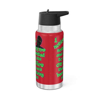 noticed you noticing - Gator Tumbler, 32oz (dark red)