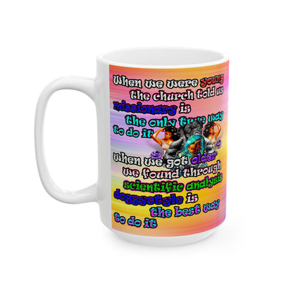 doggystyle - White Mug (color blur)
