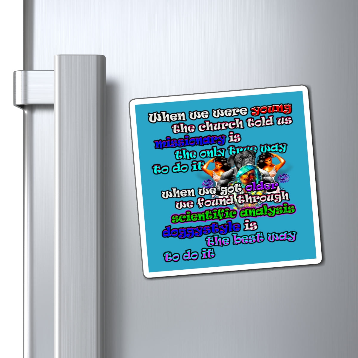 doggystyle - Magnets - (turquoise)