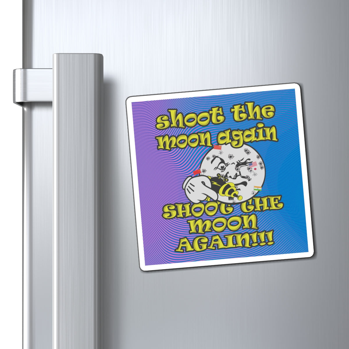 shoot the moon again - Magnets - (light blue-purple wave)