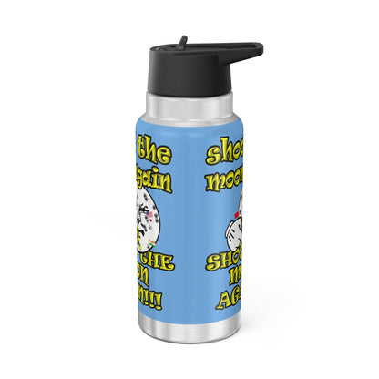 shoot the moon again - Gator Tumbler, 32oz (light blue)