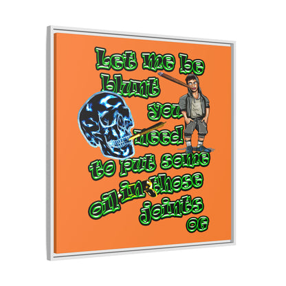 og - framed canvas art (crusta)