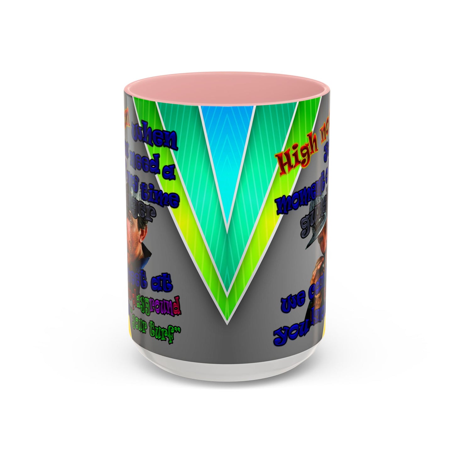 high noon - Accent Mug (rainbow split)
