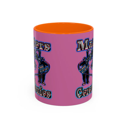 em cee squared - Accent Mug (light pink)