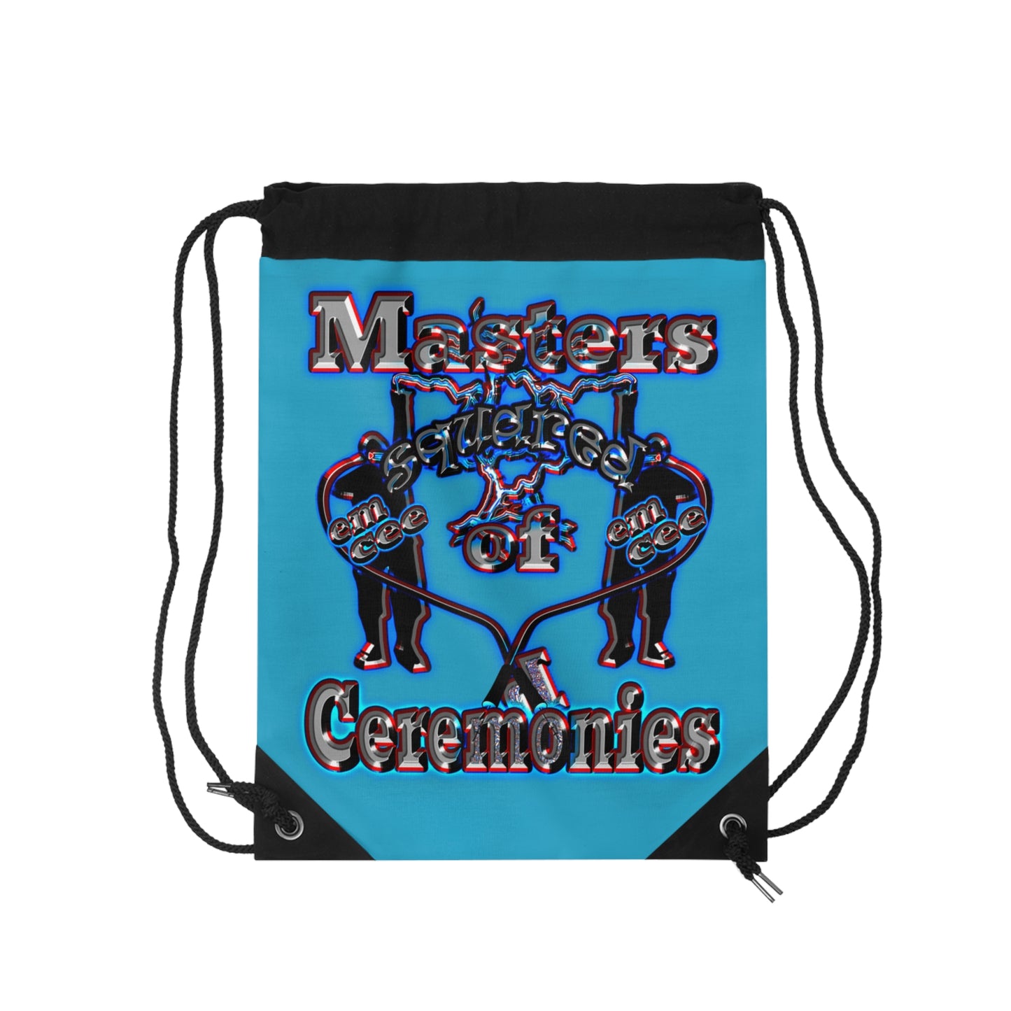 em cee squared - Drawstring Bag (turquoise)