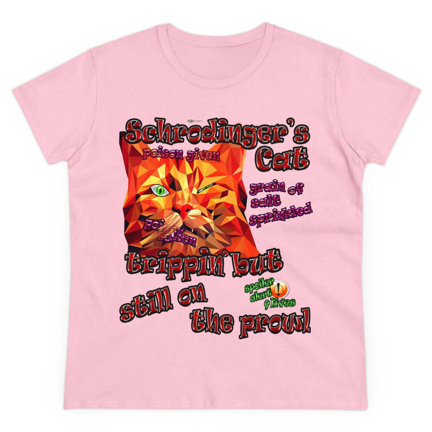 schrodinger's cat - Women's Midweight Cotton Tee