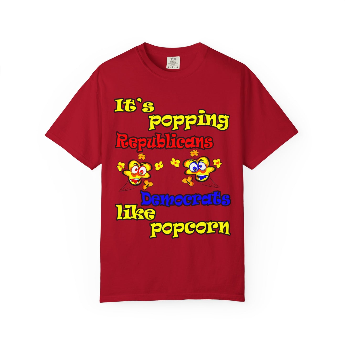 popping like popcorn - Unisex Garment-Dyed T-shirt