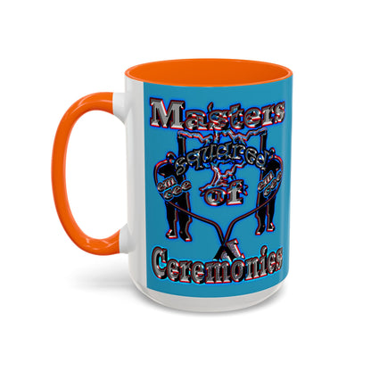 em cee squared - Accent Mug (turquoise)