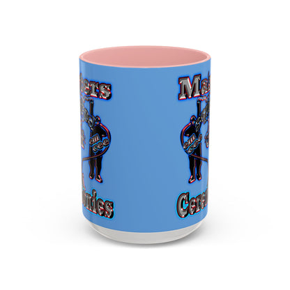 em cee squared - Accent Mug (light blue)