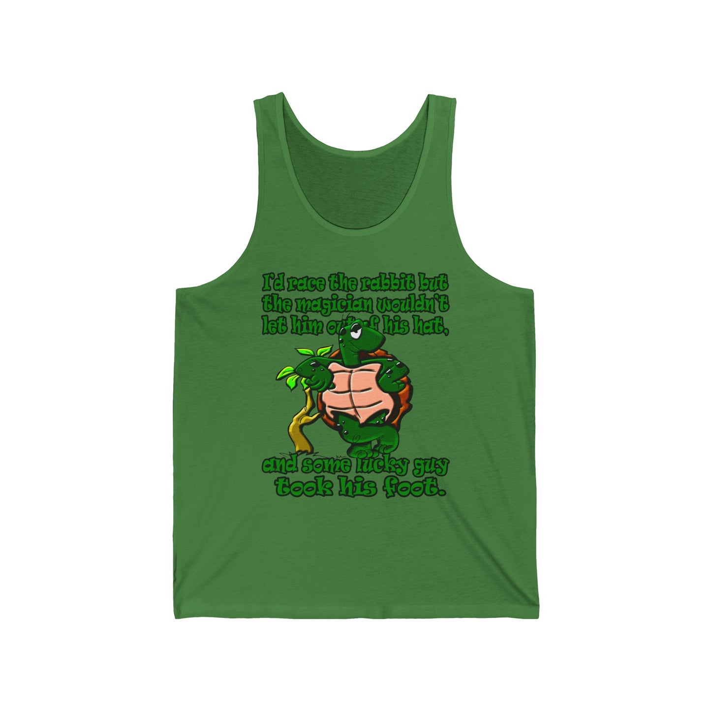 turtle race - Unisex Jersey Tank