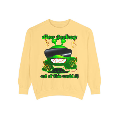 disc jockey - Unisex Garment-Dyed Sweatshirt