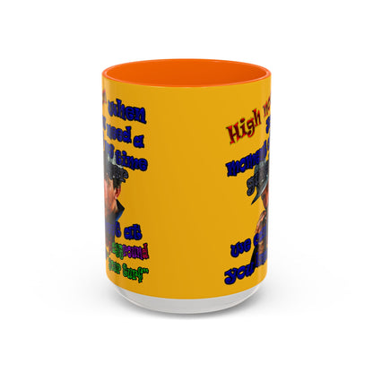 high noon - Accent Mug (yellow)