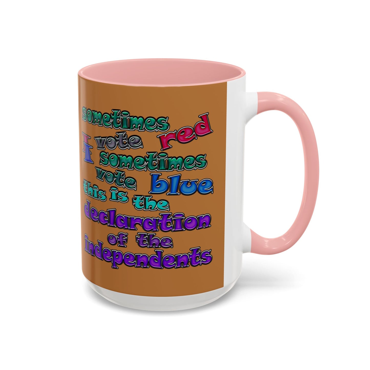 declaration of the independents - Accent Mug (light brown)