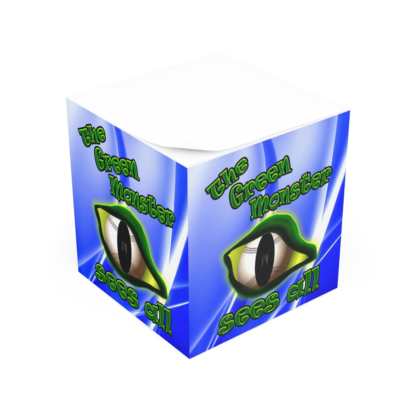 green monster - note cube (blue-white wave)