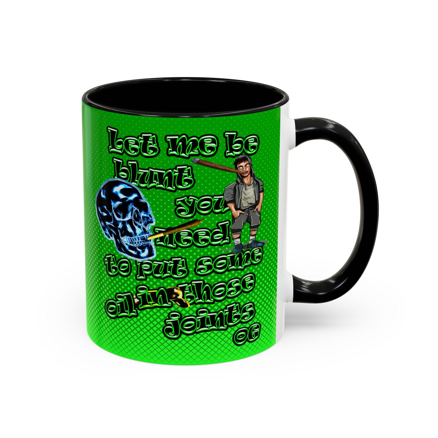 og - Accent Mug (logo green)