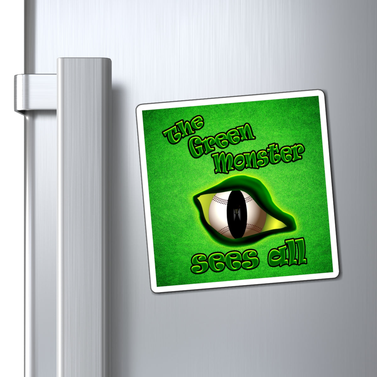 green monster - Magnets - (green turf)
