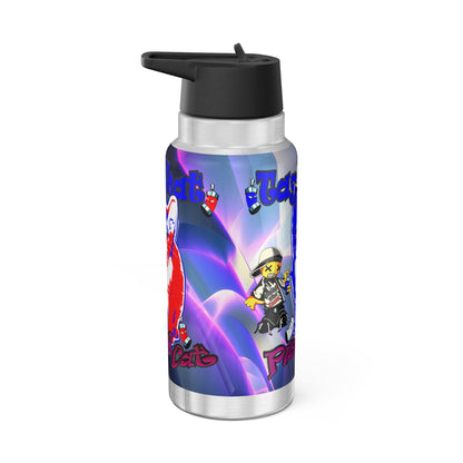 tag that - Gator Tumbler, 32oz  (grey-pink wave)