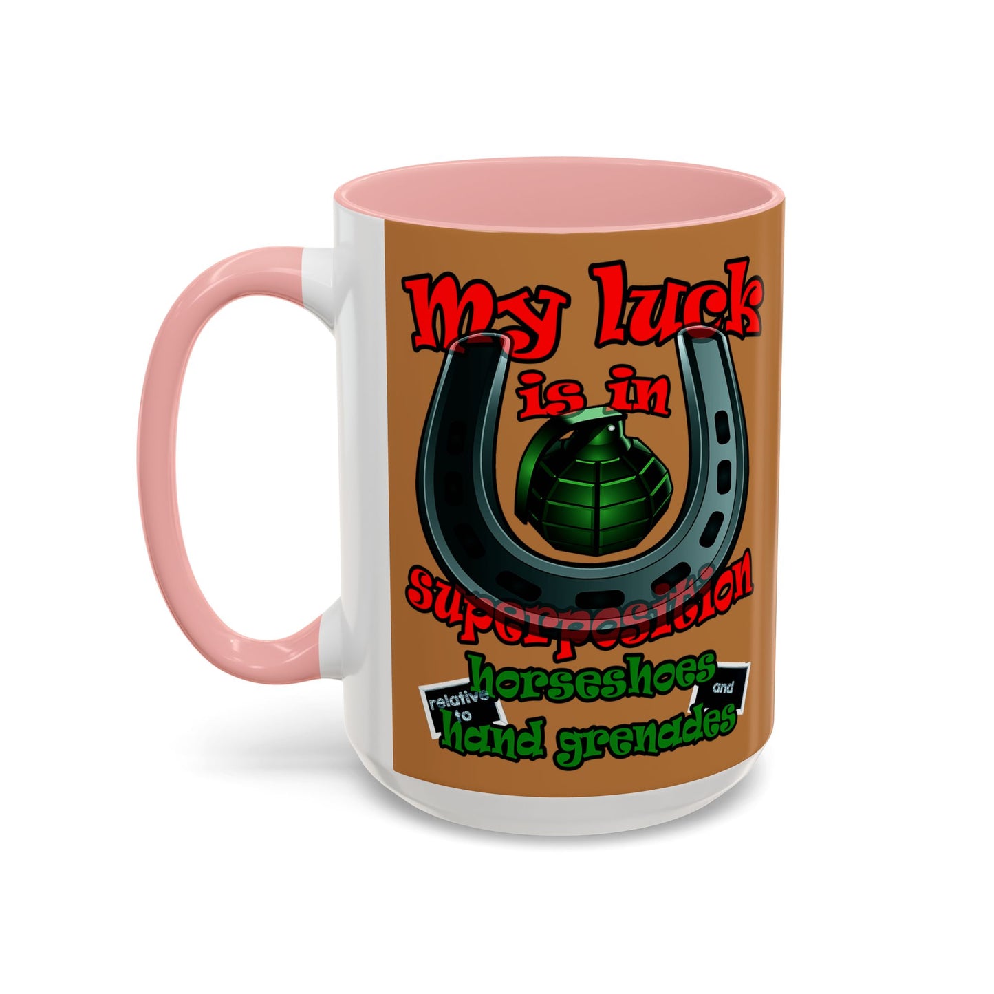 my luck - Accent Mug (light brown)
